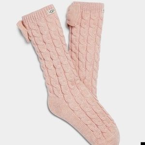 One Size Ugg LAILA BOW FLEECE LINED SOCK